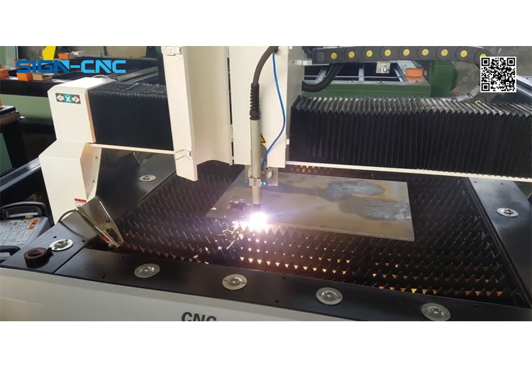 SIGN CNC Plasma Cutting Machine for Steel plate cutting / Carbon Steel Cutting Machine